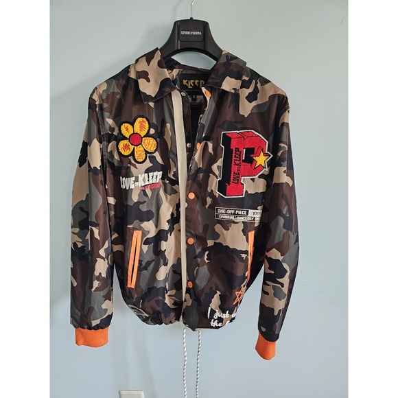 KLEEP Camo Coach Nylon Jacket Mens Small - Picture 7 of 7